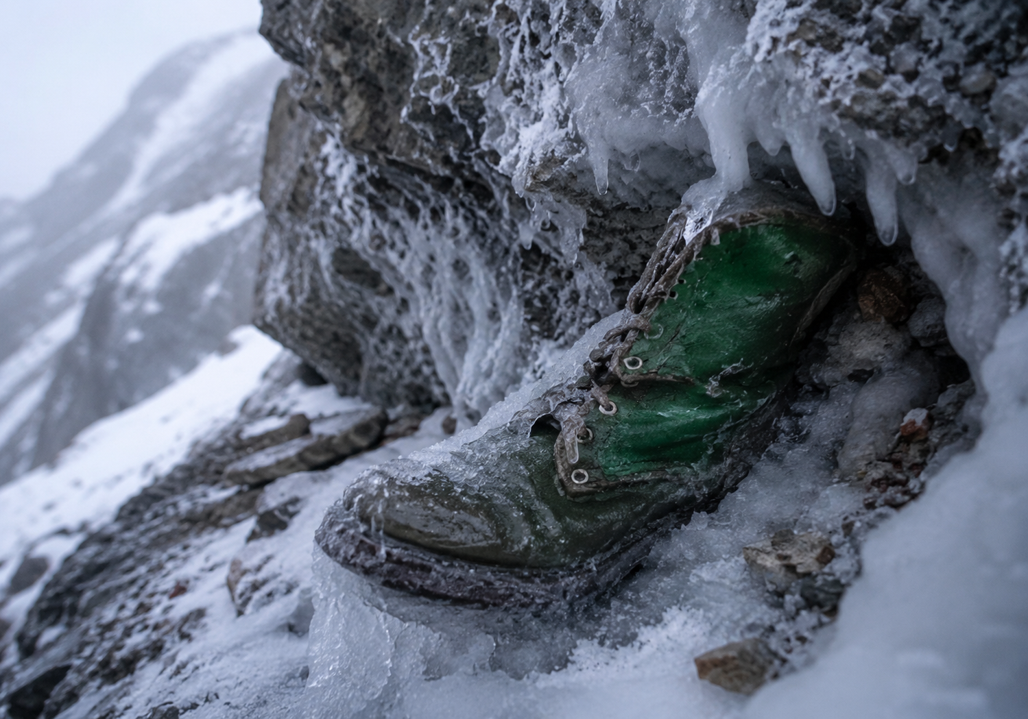 Botas Verdes: o sombrio ponto de referência do Everest