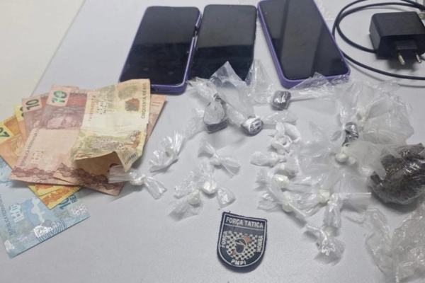 PM prende dupla suspeita de tráfico e apreende drogas na zona Sudeste de Teresina
