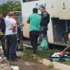 Adolescente é flagrado com centenas de munições e carga de drogas em ônibus