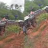 Acidente grave de ônibus deixa feridos na BR-135