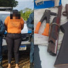 Mulher é presa com espingarda roubada escondida em ônibus em Teresina
