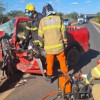 Motorista fica preso às ferragens após grave acidente na BR-230,no Sul do Piauí