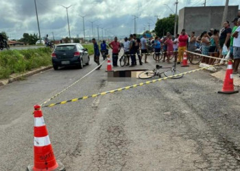 Ciclista é atropelado por caminhão e morre na BR-226 em Timon