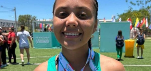 Piauiense Yasmin Cruz brilha no Sul-Americano e leva dois ouros para o Brasil