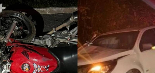 Acidente fatal na BR-343: Mulher morre em colisão entre caminhonete e motocicleta