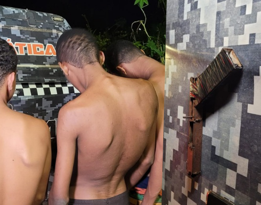 PM recupera moto roubada e apreende adolescentes ligados ao PCC na zona Norte de Teresina