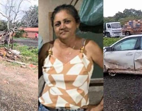 Sob forte comoção, corpo de vendedora atropelada na BR-343 é sepultado