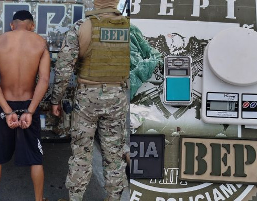 Foragido é capturado com drogas durante operação em Esperantina