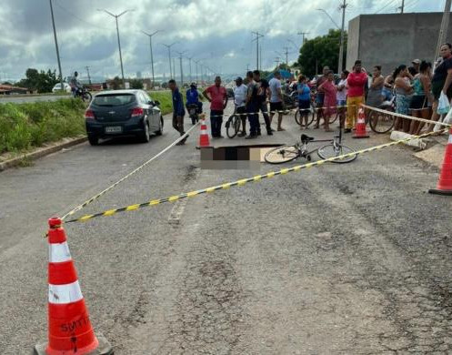 Ciclista é atropelado por caminhão e morre na BR-226 em Timon