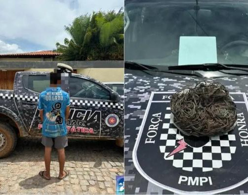 Adolescente é aprteendido e  dois homens são presos suspeitos de furtar 200 metros de fios