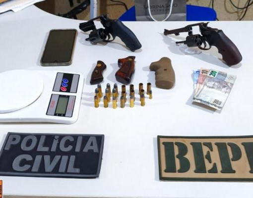 Ex-militar é preso com arsenal e suspeito de fornecer armas a facção em Picos