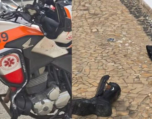 Técnico do Samu fica ferido após acidente a caminho de ocorrência em Teresina