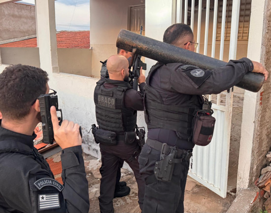 SSP cumpre mandados  ações contra o tráfico em Santa Cruz do Piauí