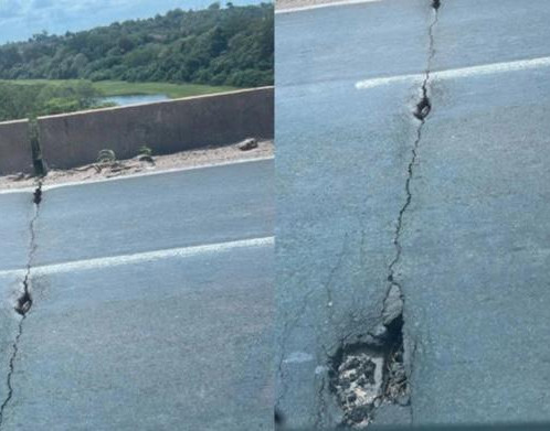 Ponte do Tancredo Neves passa por avaliação após rachadura aparente