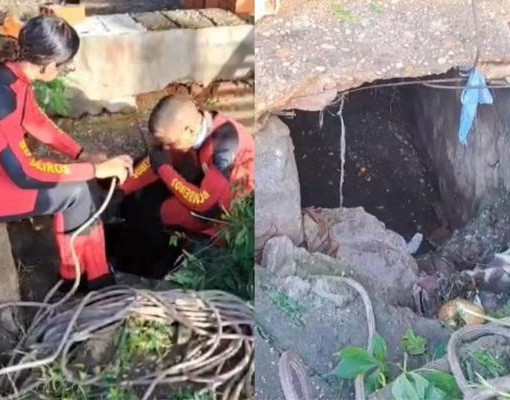 Homem desaparece após cair em bueiro durante chuva forte em Teresina