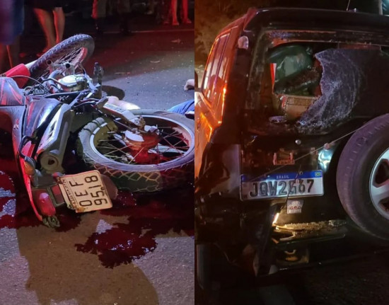 Colisão entre carro e motocicleta resulta em uma vítima fatal em Oeiras