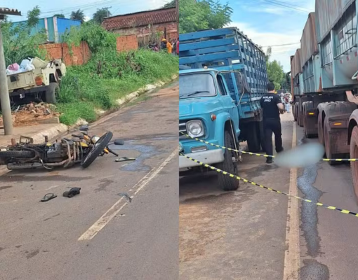 Homem morre após colisão entre motocicleta e carreta em Uruçuí