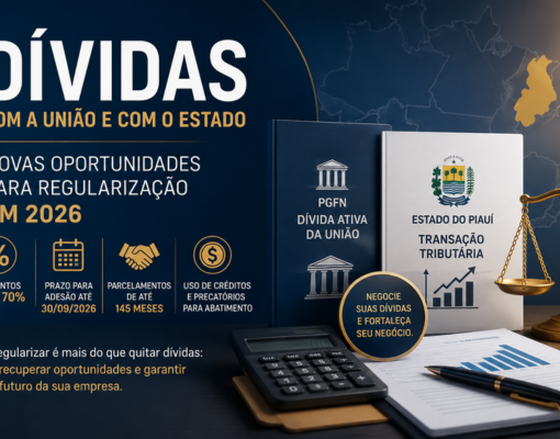 Dívidas com a União e o Estado: contribuintes terão nova chance de regularização em 2026