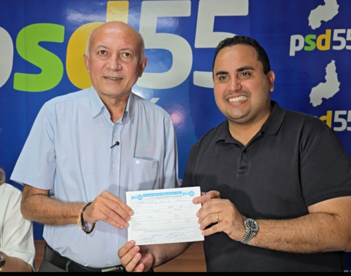 Warton Lacerda se filia ao PSD e declara apoio a Júlio César para o Senado