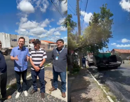 Vereador Zé Neto articula asfaltamento de ruas no bairro Morada do Sol, em Teresina