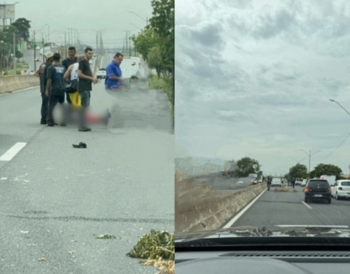 Homem morre atropelado ao tentar atravessar a BR-316 na saída de Teresina