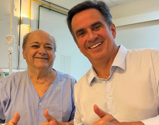 Ciro visita Silvio no hospital e anuncia alta do prefeito antes do Natal