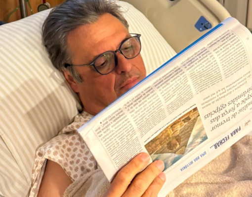 Júlio Arcoverde publica foto no hospital e diz que segue em recuperação