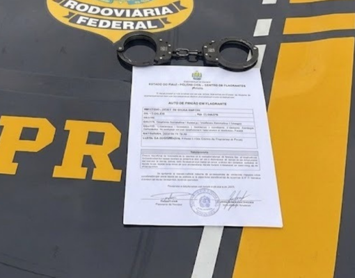 PRF prende homem em flagrante após agressão e ameaças contra companheira em Picos