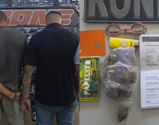 Dois suspeitos são  presos por  tráfico  e porte de arma na zona Leste de Teresina