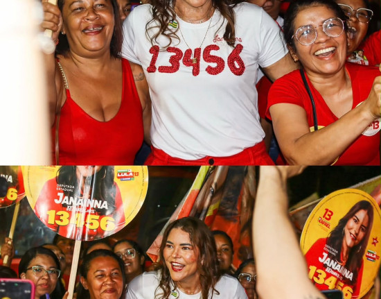 Jannaína Marques reúne aliados e grande público em ato pela reeleição em Teresina