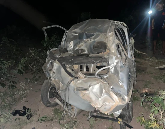 Acidente grave deixa empresário morto e três feridos no interior do Piauí