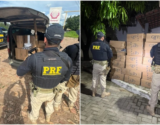 PRF apreende 20 mil maços de cigarros após perseguição em Barras