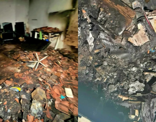 Incêndio de grandes proporções destrói loja de eletrônicos em     Bocaina