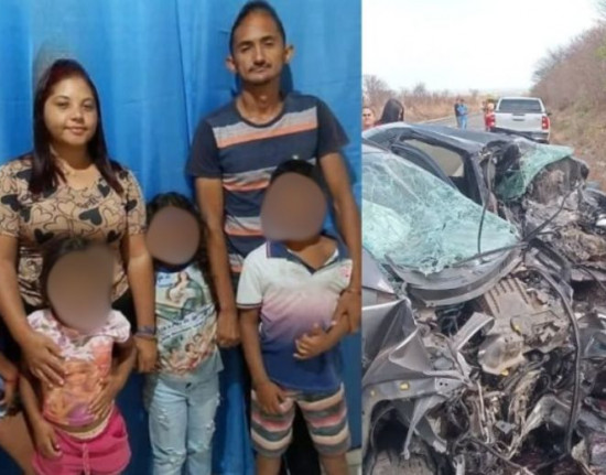 Casal de Pio IX morre em colisão e deixa quatro filhos