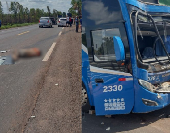 Colisão entre ônibus na BR-316 deixa pelo menos uma vítima