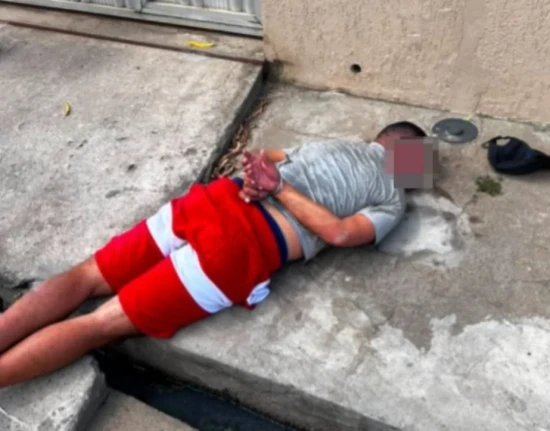 Homem suspeito de assalto é detido por populares no bairro Mocambinho