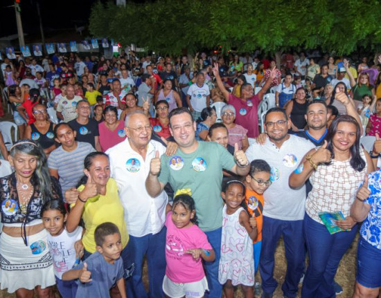 Vereador Alan Brandão reúne multidão na zona Sul de Teresina