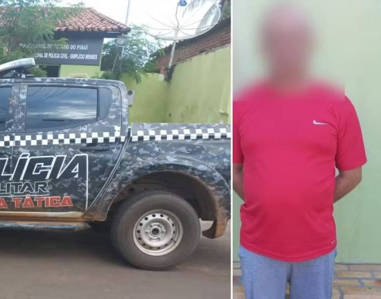 Foragido da justiça após estuprar a filha de 14 anos é preso no interior do Piauí