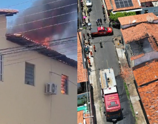 Incêndio atinge residência no bairro Promorar em Teresina