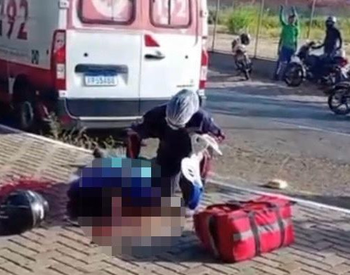 Motociclista cai de viaduto em Teresina e fica em estado grave