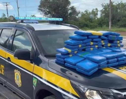 PRF prende dupla com quase 90 kg de supermaconha na divisa Maranhão e Piauí