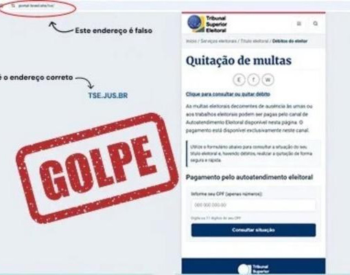 TSE alerta para golpes com falsas cobranças sobre título de eleitor