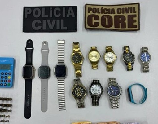 Suspeito de roubo de joias é preso com drogas e munições em Teresina