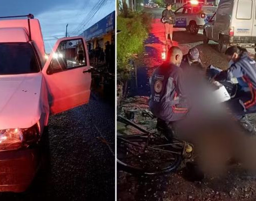Ciclista morre após colisão com furgão na zona Norte de Teresina