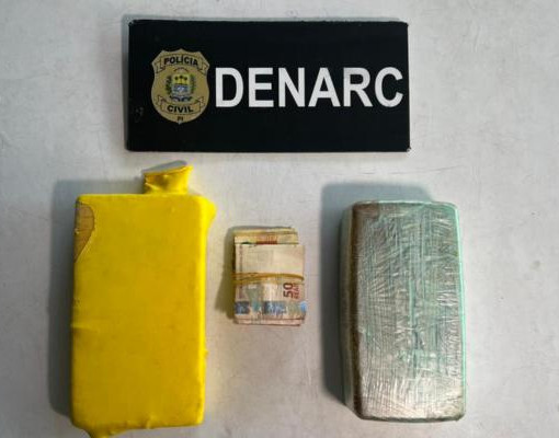 Homem é preso com crack e cocaína durante ação do DENARC