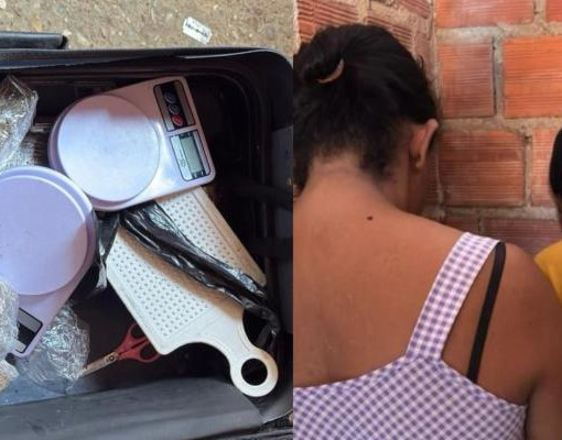 Duas mulheres são presas com 10 tabletes de droga na zona Sul de Teresina