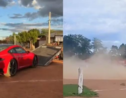 PM recolhe Porsche e picape após direção perigosa em São Raimundo Nonato