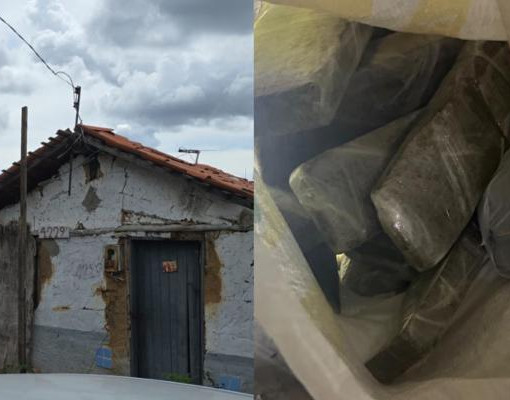Polícia localiza casa usada para guardar drogas e prende suspeito na zona Sudeste