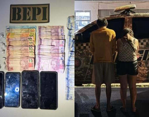 Casal é preso após polícia localizar drogas em bar na cidade de Picos