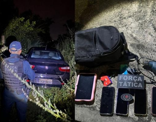 PM recupera carro roubado após motorista ser mantido refém em Teresina